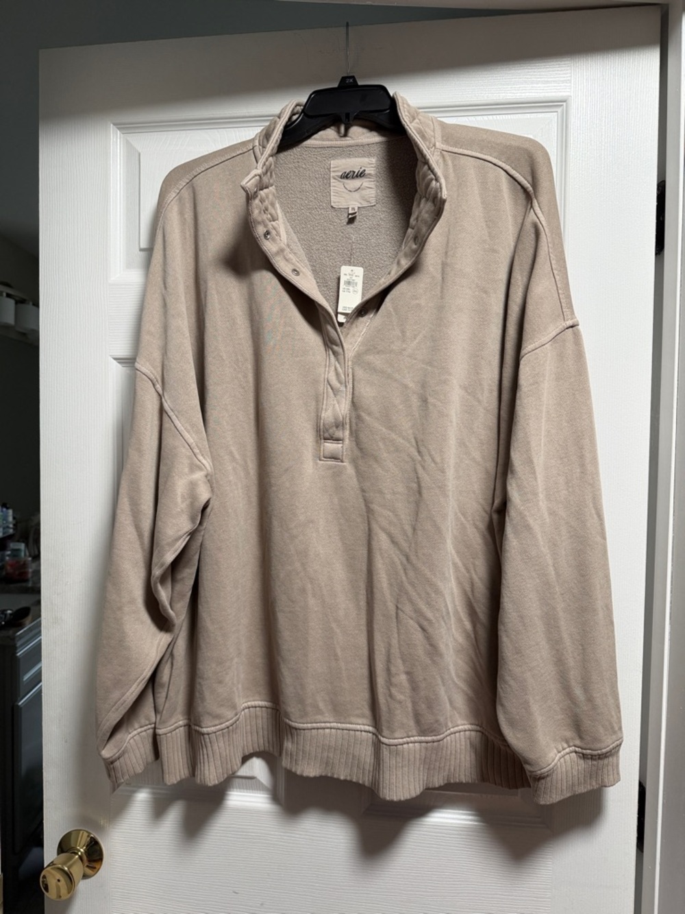 aerie Women’s Pullover Sweatshirt - Taupe